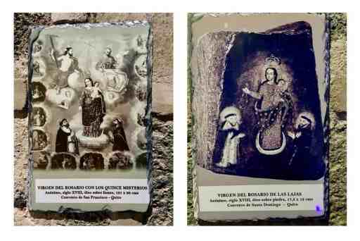 The Our Lady of Las Lajas image looks a lot like other 18th-century art from Quito.