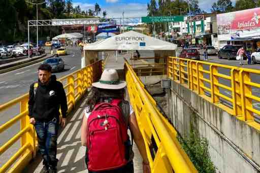 To get to Ipiales from Ecuador, you'll have to cross the Rumichaca Bridge
